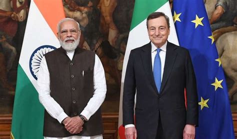 Indian PM Modi meets Italian counterpart Mario Draghi, holds extensive ...