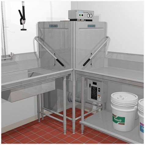 Restaurant Dishwasher Machine 3D Model $7 - .blend .c4d .3ds .fbx .gltf ...