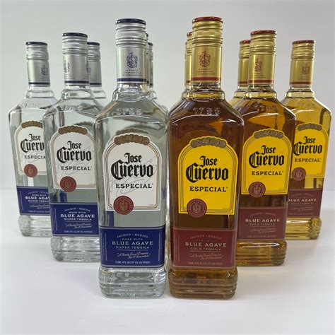 Jose Cuervo Especial Gold & Silver Tequila - Mix Case (12 Bottles - 75 ...
