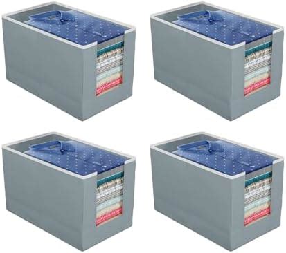 PrettyKrafts 4 Pcs Non Woven Shirt Stacker/Cloth Organizer for Storage ...