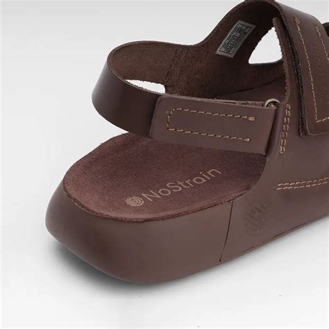 Luxury Leather Arch Support Sandals for Men | Premium Comfort | NoStrain