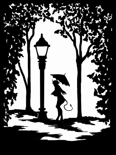 Narnia Lamp Post Silhouette