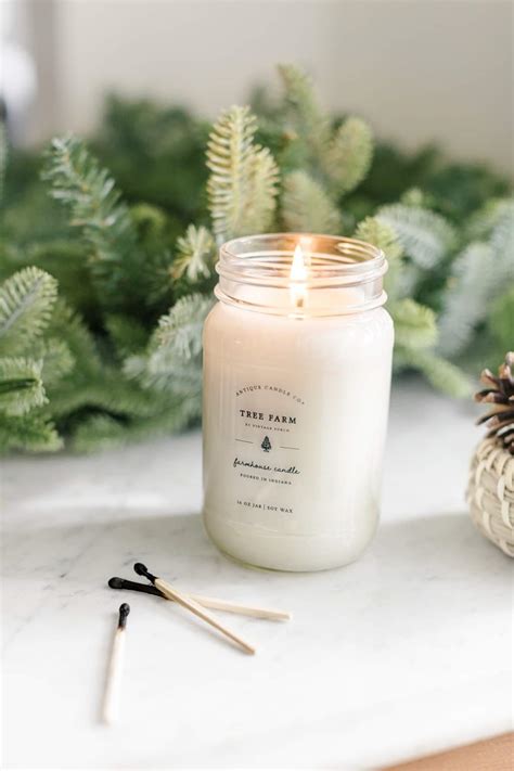 Tree Farm 16 oz Mason Jar Candle - Vintage Charm Homestead