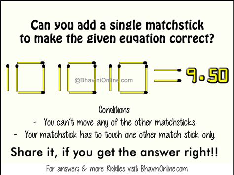 Image result for Matchstick Math Riddles