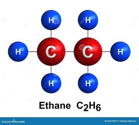 Ethane Molecule Structure (C2H4) Royalty-Free Stock Photography ...