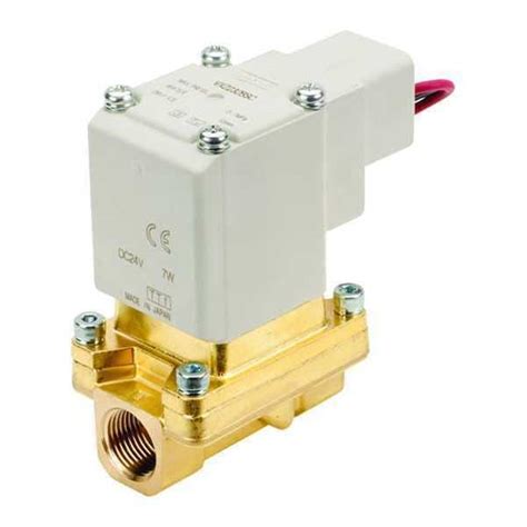 Smc Solenoid Valve, 2 Port, 10mm dia., 24VDC VXZ232BSC | Zoro