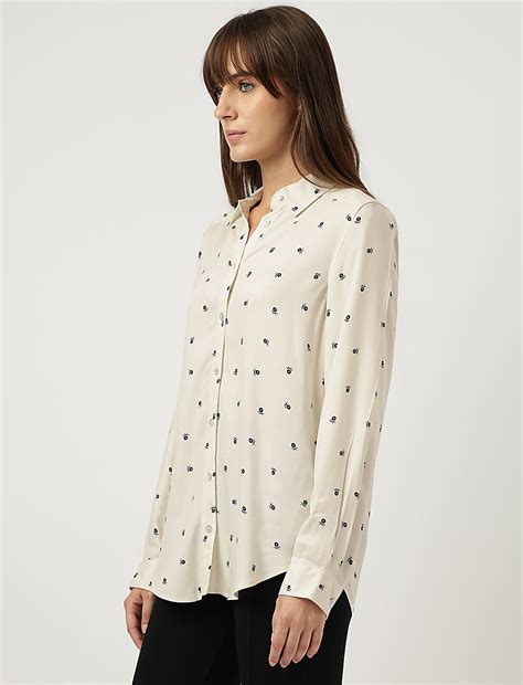 Buy Pure Viscose Floral Printed Shirt at Marks & Spencer