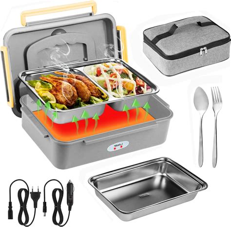 Amazon.com: Electric Lunch Box Food Heater, 3 in 1 Food Warmer 12V 24V ...