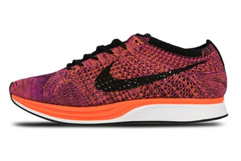 Nike Flyknit Racer Black/Hyper Orange-Vivid Purple