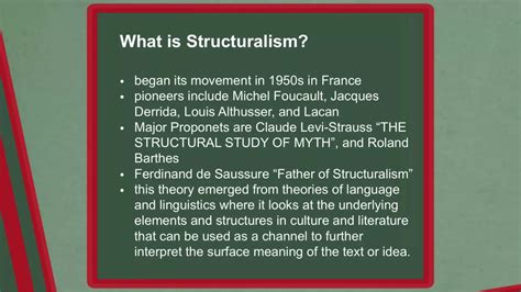 Structuralism Introduction 的图像结果