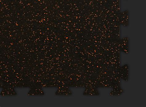 Colorful, interlocking rubber floors for gyms - TerraFit Puzzle