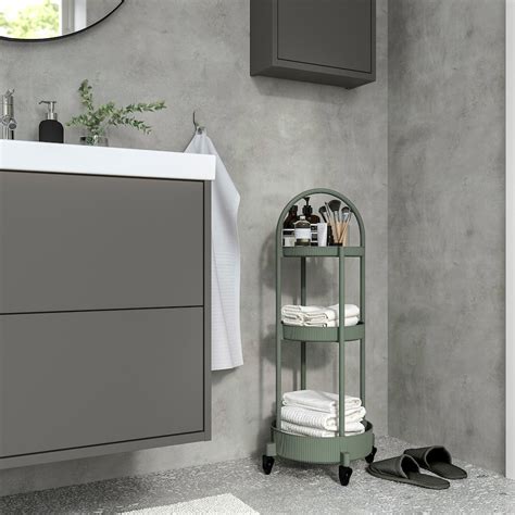 JUTTERSBO trolley, grey-green, 36x36 cm (141/8x141/8") - IKEA