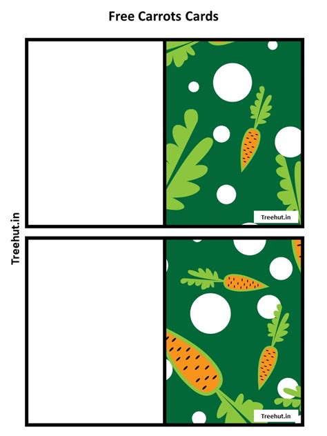 Free Carrots Bulletin Board Decorations and Craft Printables #79