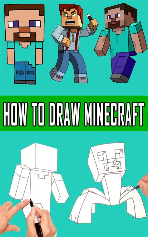 Draw Minecraft Characters 的图像结果