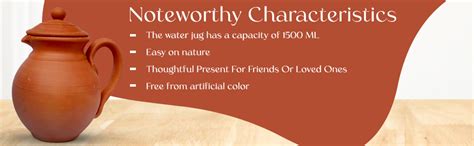 Buy Village Decor Terracotta Preseasoned Water Jug / Pitcher - 1500ML ...