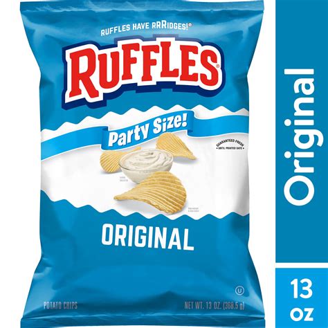 Buy Ruffles Original Potato Chips Party Size, 13 oz Online at Lowest ...