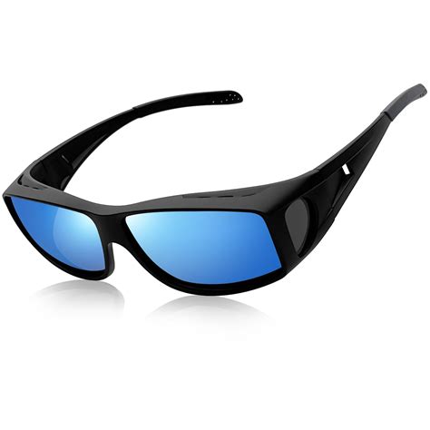 Joopin Polarized Sunglasses Fit Over Glasses for Men Women, Wrap Around ...