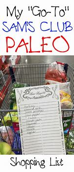 Image result for Sam's Club Shopping List
