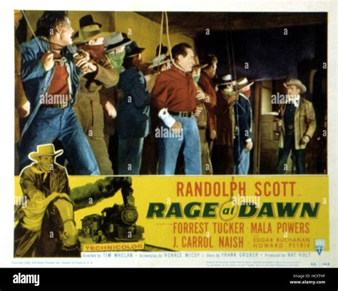 RAGE AT DAWN, Forrest Tucker, J. Carroll Naish, Randolph Scott, 1955 ...