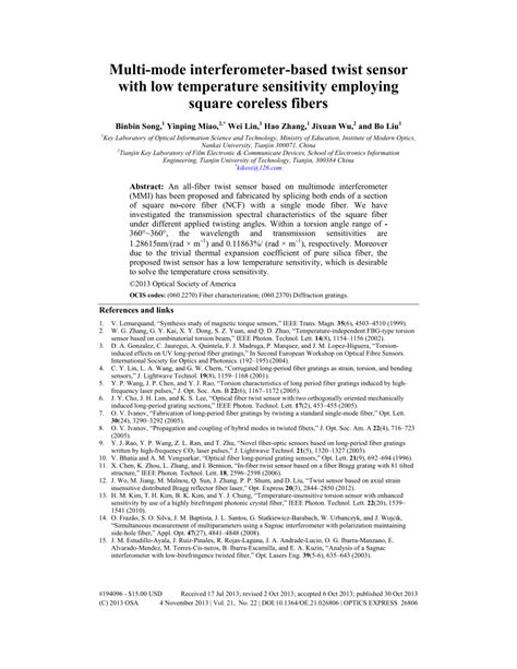 Image result for Multi Mode Interferometer