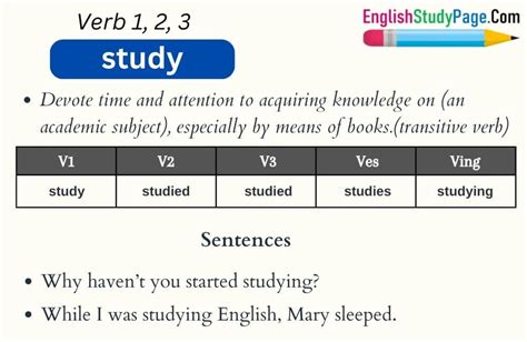 Image result for Study Past Tense
