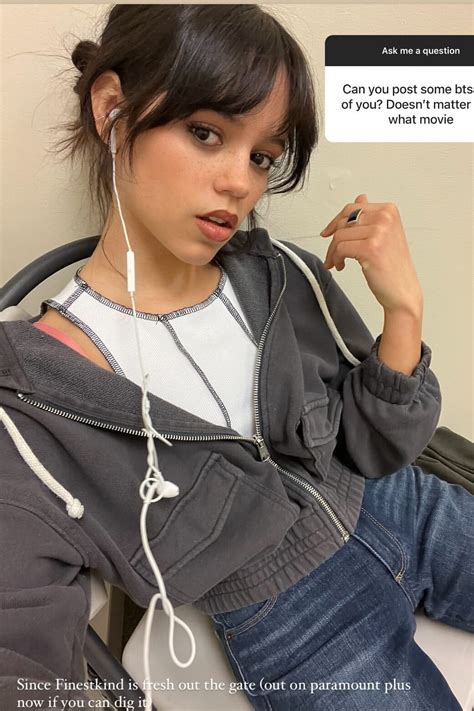 Jenna Ortega Instagram Story January 9, 2024 - Star Style