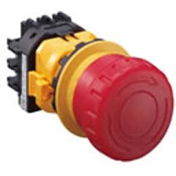 XN1E-LV412Q4MR XNシリーズ 非常停止用押ボタンスイッチ Φ30 樹脂ベゼルタイプ IDEC(和泉電気) LED照光式 XN1E ...