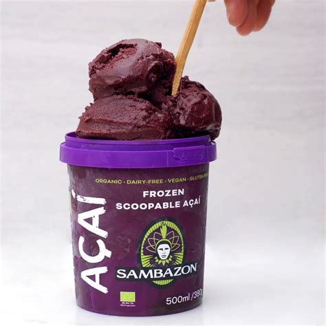 Sambazon Frozen Scoopable Acai Sorbet 500mL - The Vegan Grocer Ph