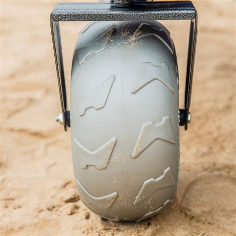 Sorin Outdoor Heavy Duty Collapsible Foldable Beach Cart with Balloon ...