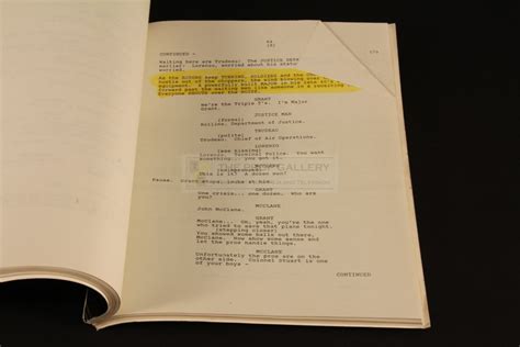 The Prop Gallery | Production used script