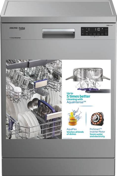 Voltas Beko by A TATA Product DF14S2 Free Standing 14 Place Settings ...