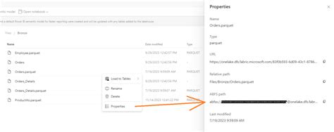 Reading and Writing to Fabric Lakehouse with Azure... - Microsoft ...
