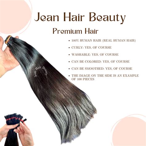 Jual Rambut Sambung Tipe Premium Warna Hitam Panjang 50cm 1 Helai ...