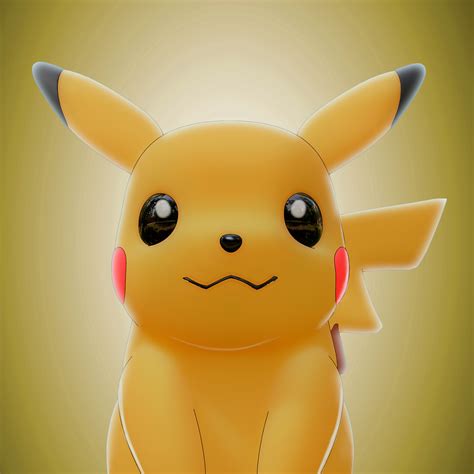 ArtStation - Pikachu 3D Model