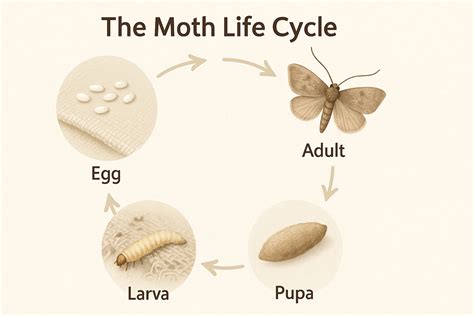 House Moth Life Cycle Life Cycle – Spongy Moth In Wisconsin