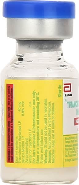 Kenacort Injection 40mg/ml: Uses, Side Effects, Price, Dosage & More ...