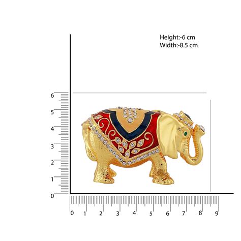 Buy Estele Gold Plated Elephant Idol Online