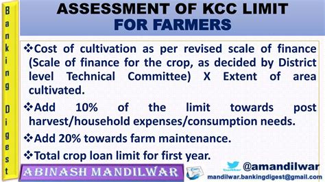 Scale Of Finance In Kcc