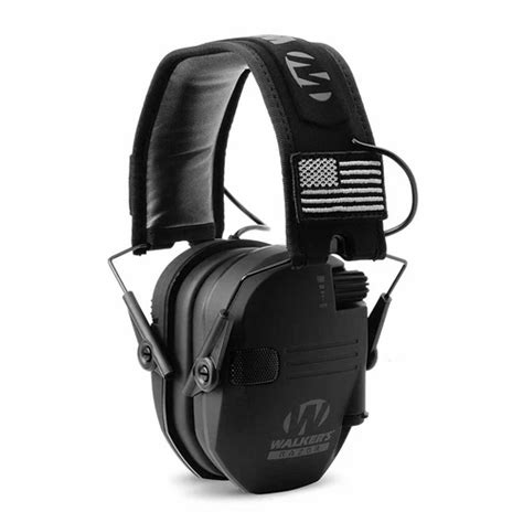Walker's Razor Slim Electronic Muff - Black Patriot India | Ubuy