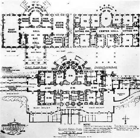 Floor Plans Of The White House