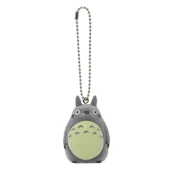 Sekiguchi - My Neighbor Totoro - Gray Totoro Flocked Key Chain ...