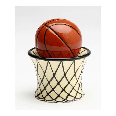 Buy Basketball and Goal Salt & Pepper Shaker Set 3-inches tall Online ...
