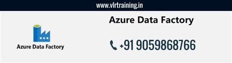 Azure Data Factory online Training in hyderabad - VLR Training Software ...