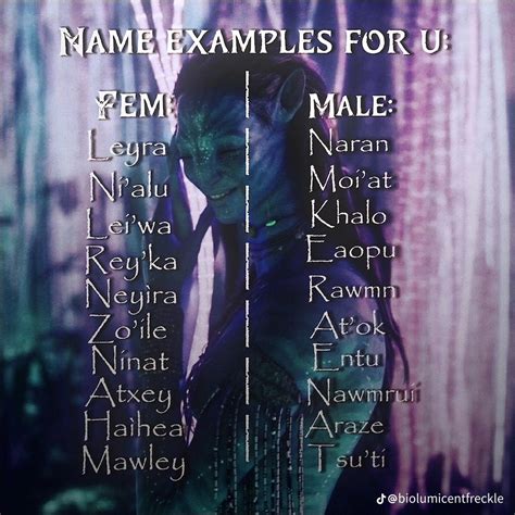 Na’vi names | AVATAR | Avatar movie, Best character names, Avatar