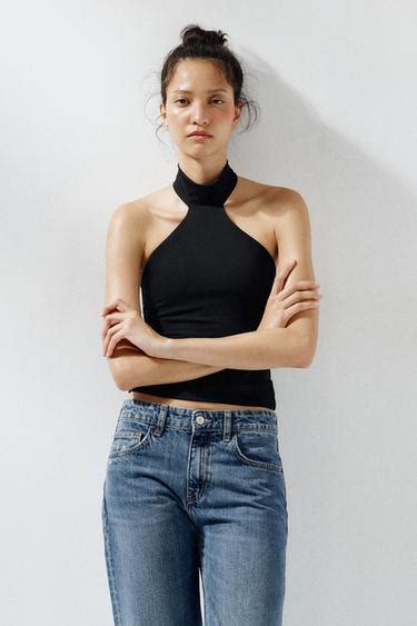 Women's Black Tops | ZARA India