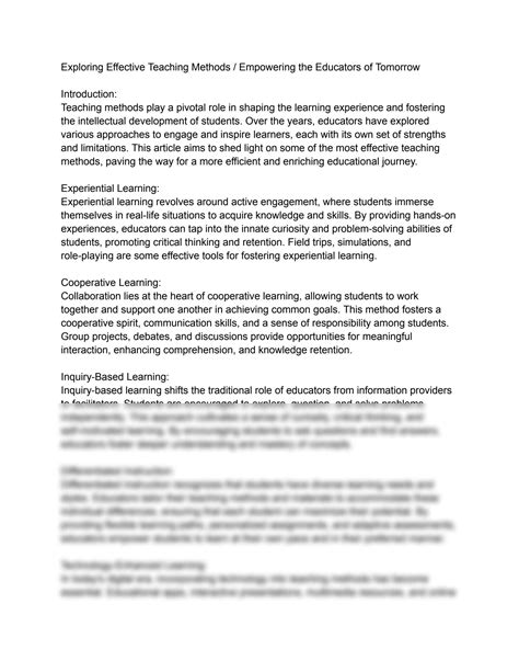 Image result for Effective Teaching Methods