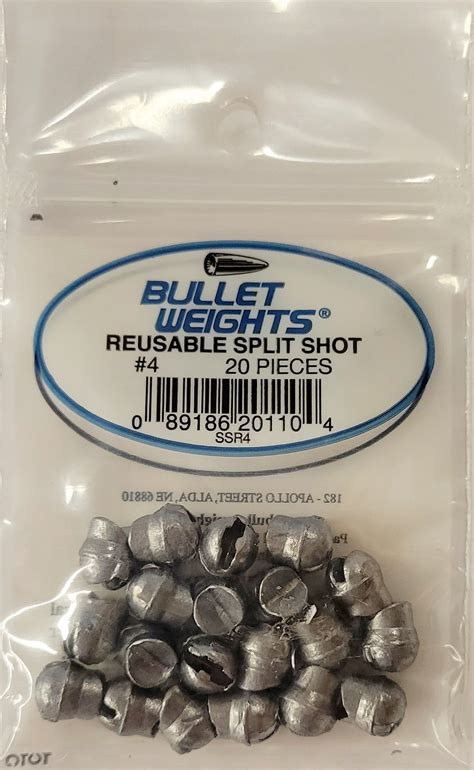 BULLET WEIGHTS REUSABLE SPLIT SHOT – POINDEXTER OUTDOORS