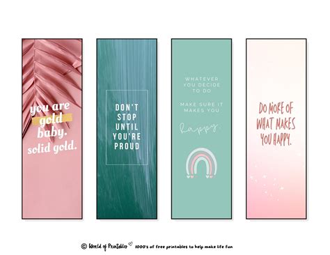 Image result for Positive Quotes Bookmarks