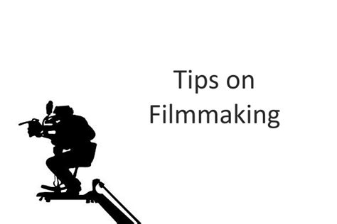 Image result for Movie Making Tips