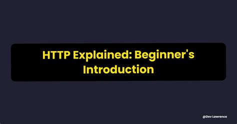HTTP Tutorial for Beginners 的图像结果